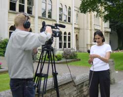 Training two Video Journalists at the BBC